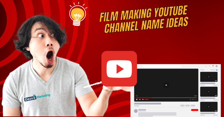 750+ Best Film Making YouTube Channel Name Ideas 2026