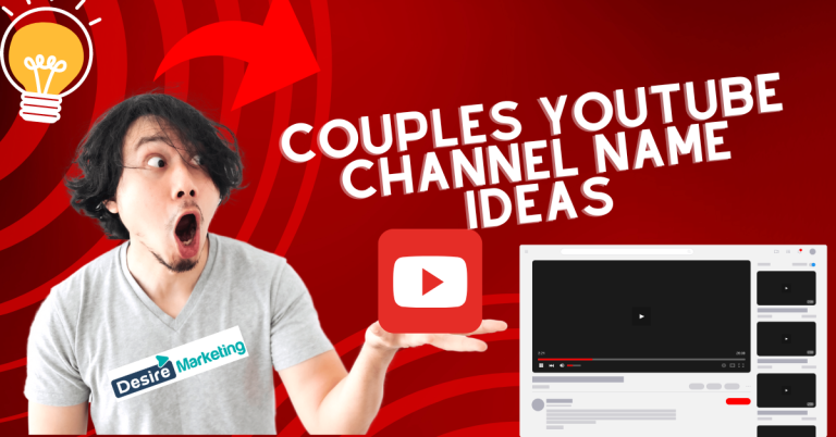 750+ Best Couples YouTube Channel Name Ideas 2026