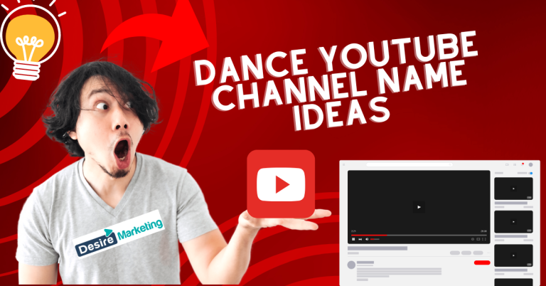 Dance YouTube Channel Name Ideas