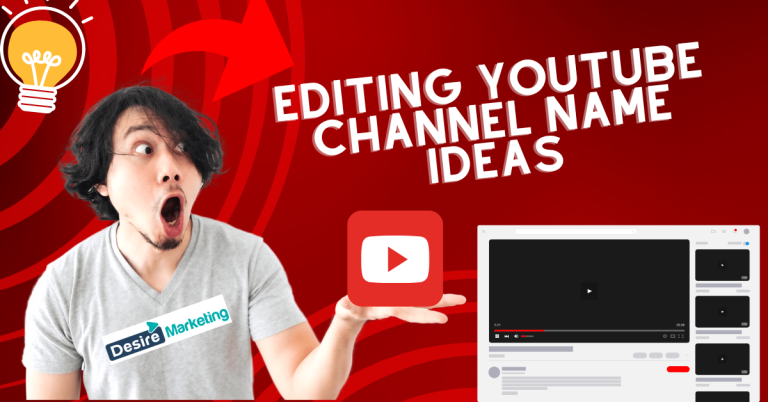 Editing YouTube Channel Name Ideas