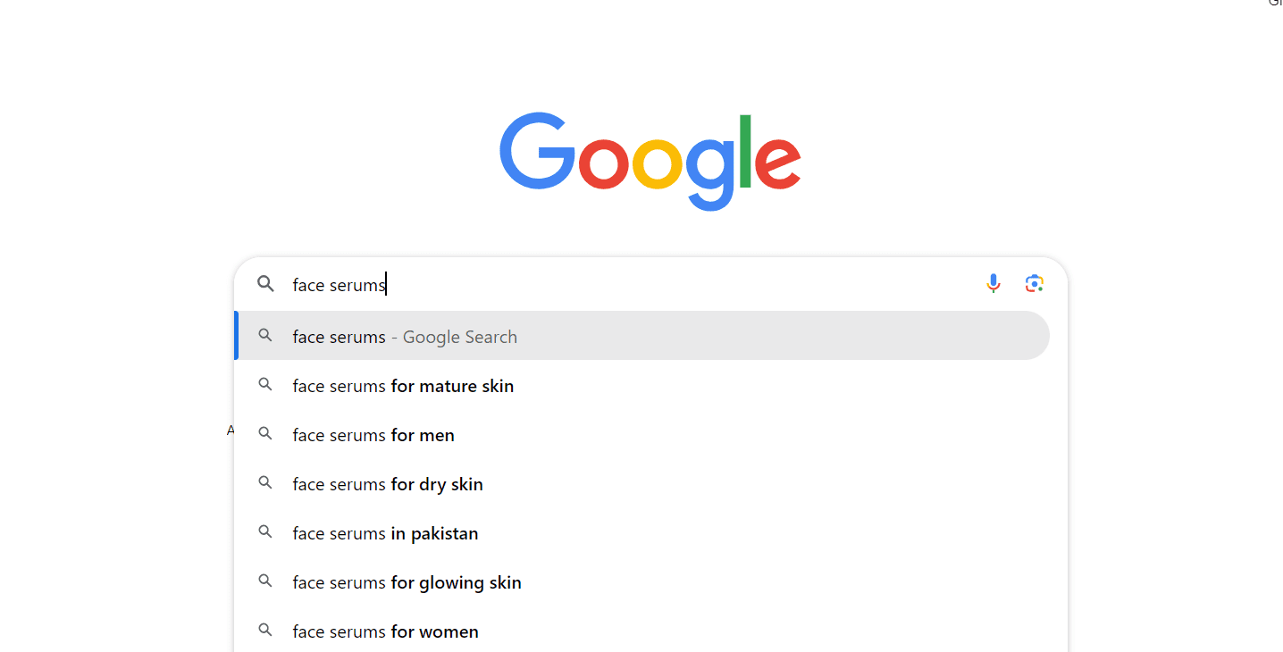 Google Autosuggest