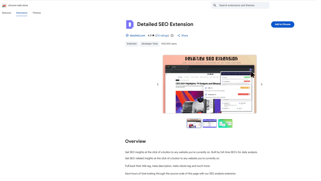 detailed seo extension
