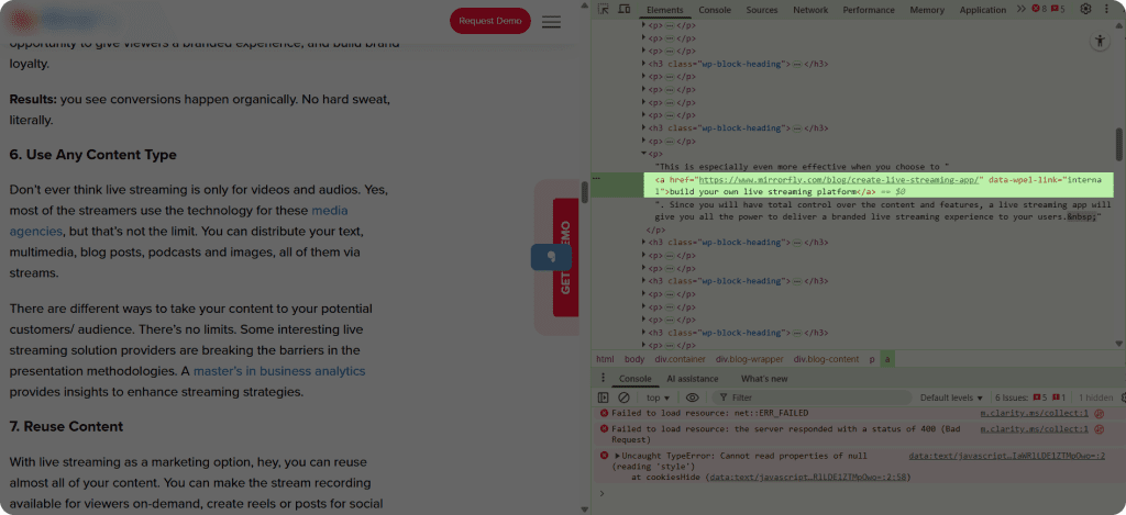 do follow link example