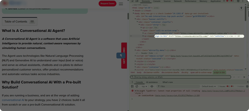 nofollow link example