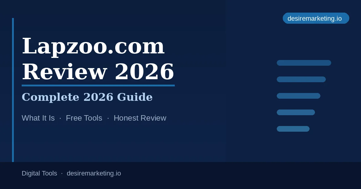 Lapzoo.com Review 2026 - Desire Marketing