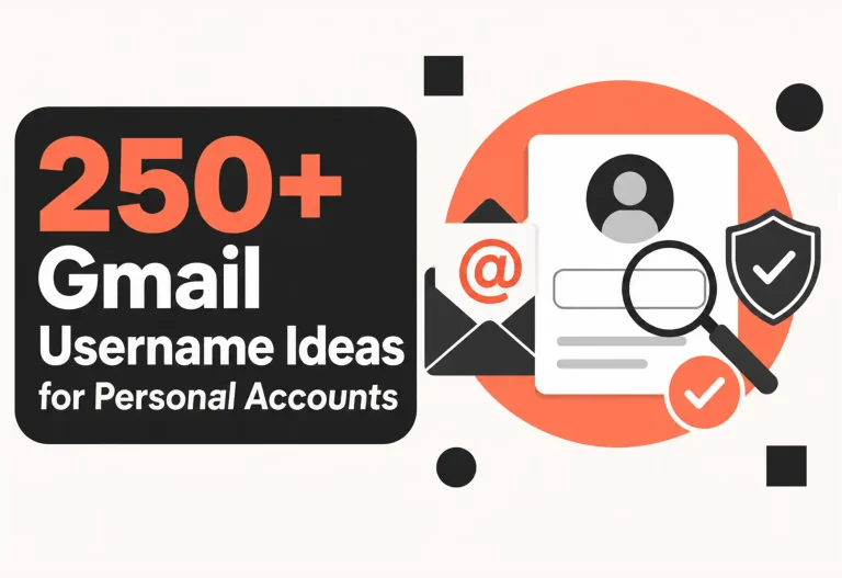 250+ Gmail Username Ideas for Personal Accounts (2026)