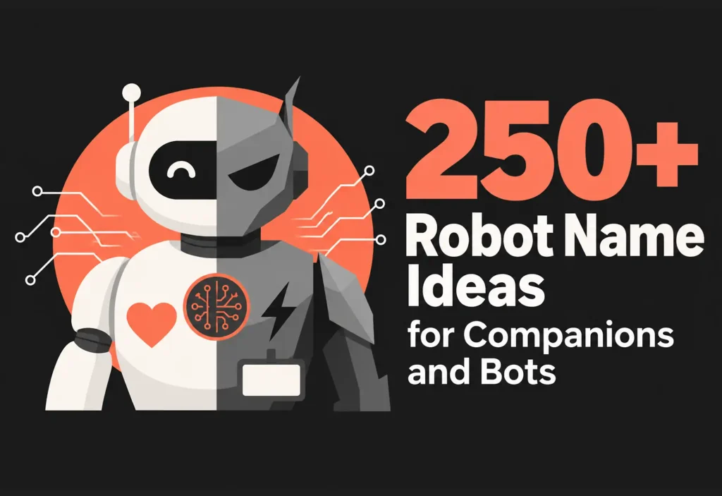 250+ Robot Name Ideas for Companions and Bots (2026)