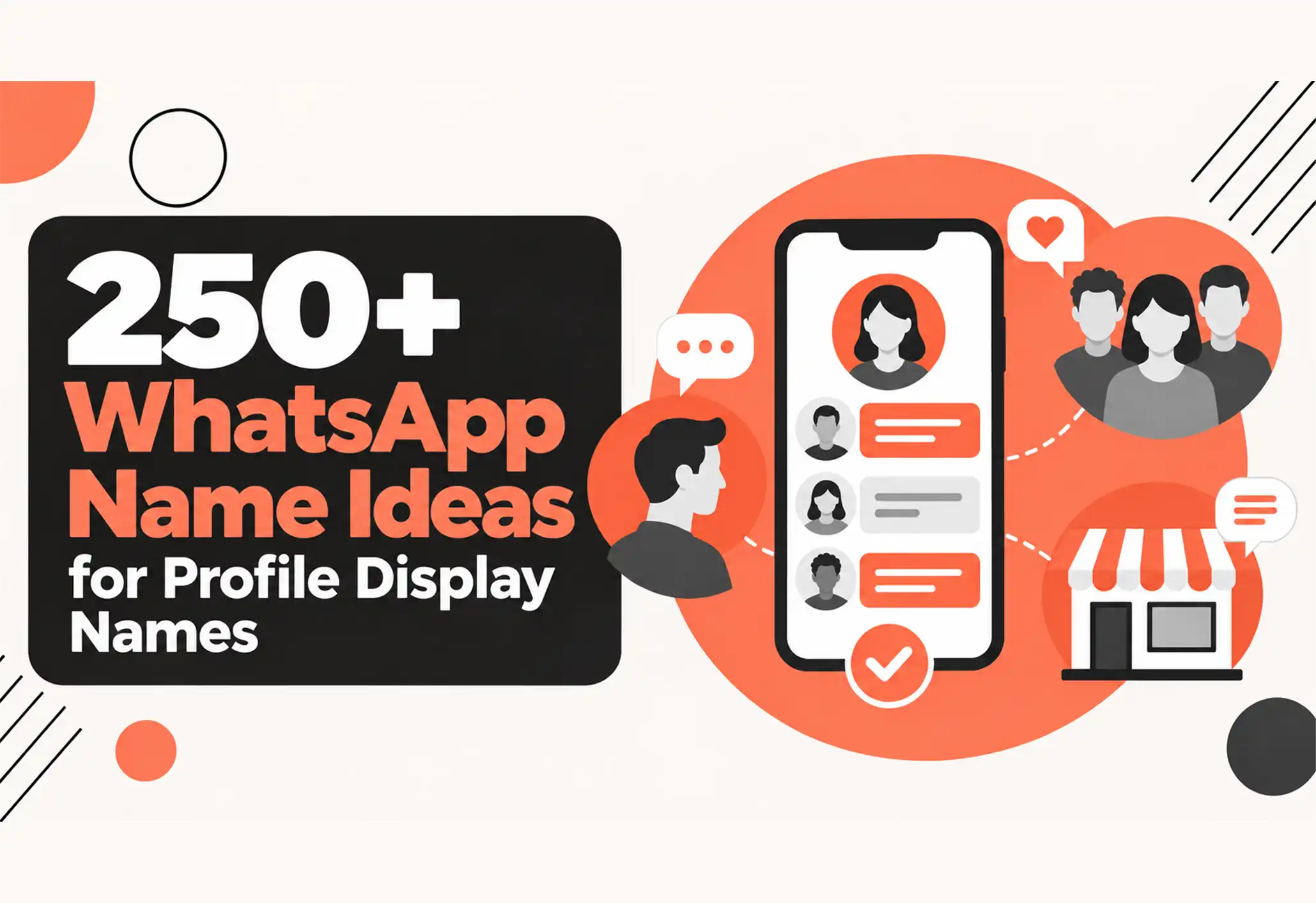 250+ WhatsApp Name Ideas for Profile Display Names (2026)