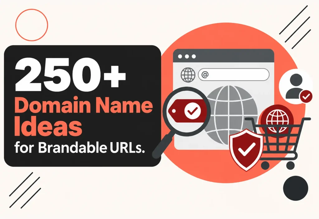 250+ Domain Name Ideas for Brandable URLs (2026)