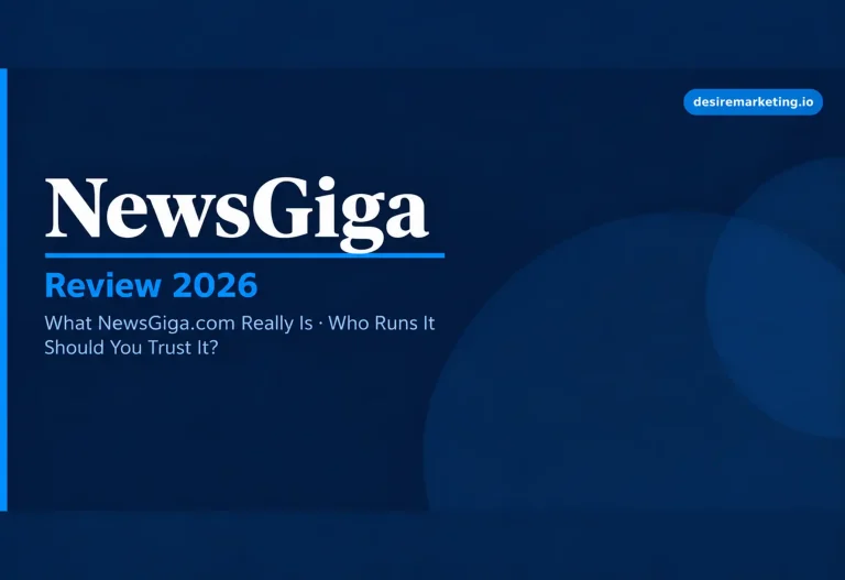 NewsGiga Review 2026: What NewsGiga.com Really Is, Who Runs It & Should You Trust It